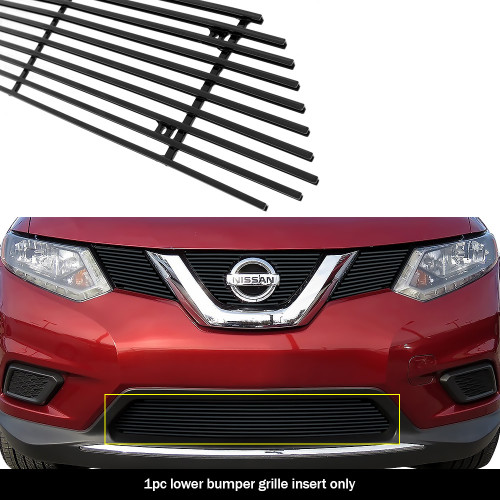 APS Black Aluminum Billet Grille | APS GR14FFC88H