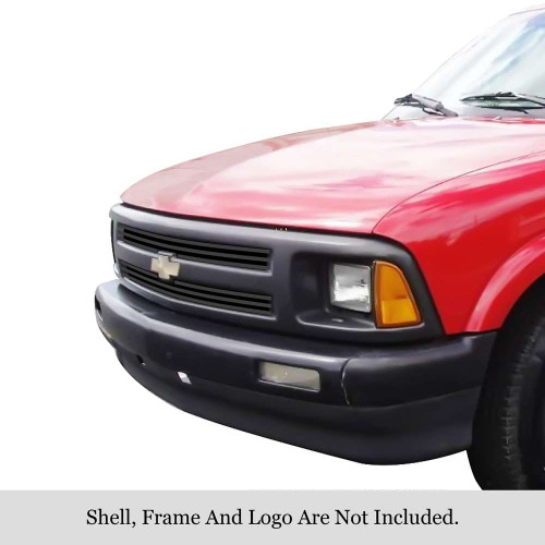 APS Black Stainless Steel Billet Grille | APS GR03FEG16J