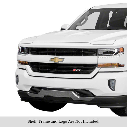 APS Black Stainless Steel Billet Grille | APS GR03FFC23J