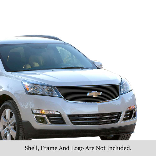 APS Black Stainless Steel Billet Grille | APS GR03FEI48J