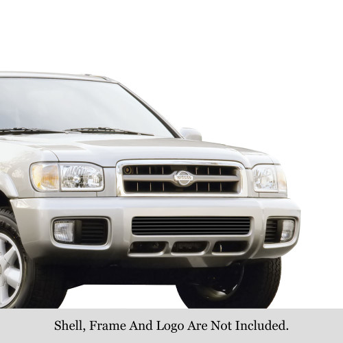 APS Black Stainless Steel Billet Grille | APS GR14FEC60J