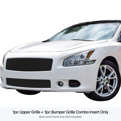 APS Black High Density SS Billet Grille | APS GR14HGG74N