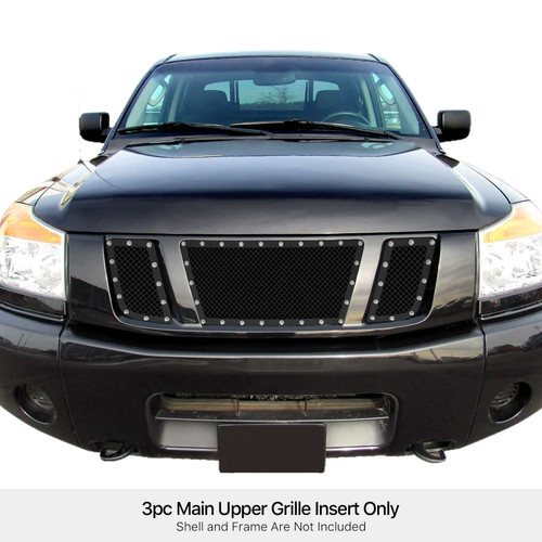 APS Black Rivet Grille | APS GR14LFE20H