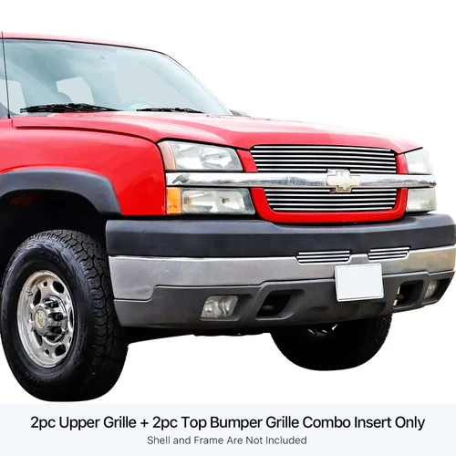 APS Polished Stainless Steel Billet Grille | APS GR03FGF75S