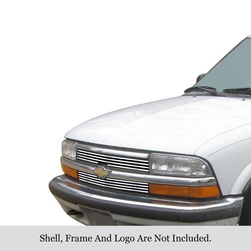 APS Polished Stainless Steel Billet Grille | APS GR03HEJ44S
