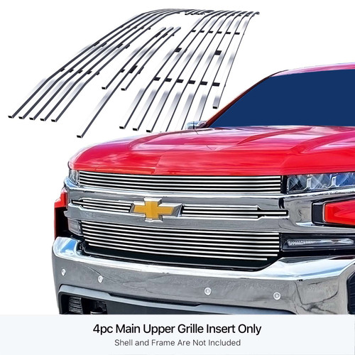 APS Polished Stainless Steel Billet Grille | APS GR03FEF55S