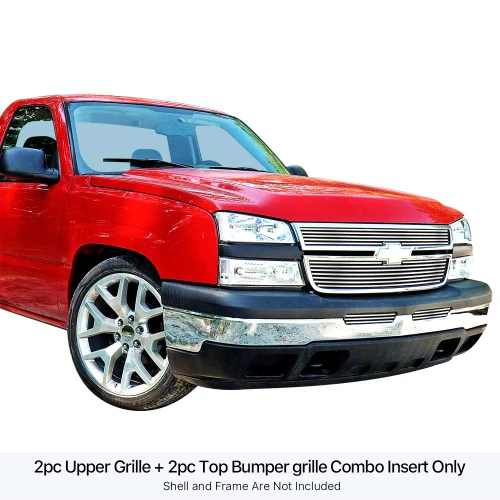 APS Polished Stainless Steel Billet Grille | APS GR03FGF73S