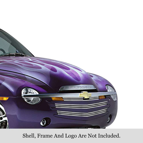 APS Hairline Stainless Steel Billet Grille | APS GR03FEG88C