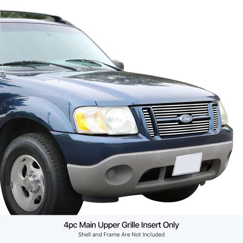 APS Polished Stainless Steel Billet Grille | APS GR06FEC23S