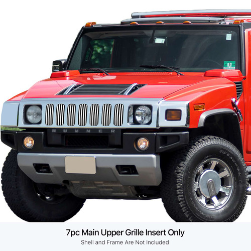 APS Polished Stainless Steel Billet Grille | APS GR03FFD58S