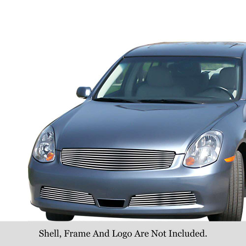 APS Hairline Stainless Steel Billet Grille | APS GR14HGH78C
