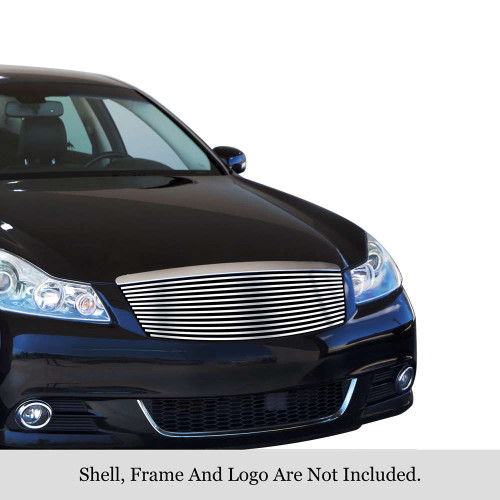 APS Hairline Stainless Steel Billet Grille | APS GR14HFI57C