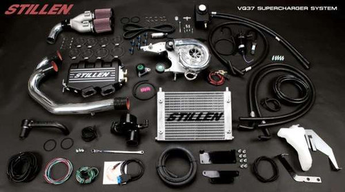 Stillen 370Z Z34 Nismo Supercharger Tuner Kit Polished For 09-11 Nissan 370Z Z34 Stillen | DJJX 407770NTP