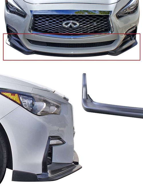 Stillen 18-21 Infiniti Q50 Front Splitter Sport Unpainted KB11240UF Stillen | DJJX KB11240UF