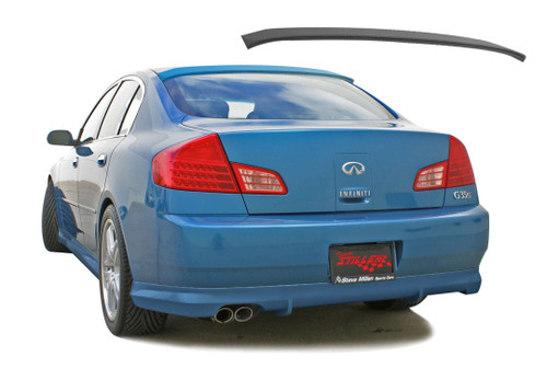 Stillen Infiniti G35 Sedan Roof Spoiler Matte Black For 03-06 Infiniti G35 Sedan Stillen | DJJX 103719MB
