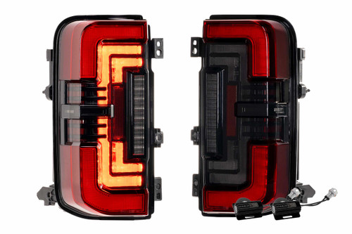Morimoto XB LED Tail Lights: Ford Bronco (2021+) (Red / Set) | HTMC LF751