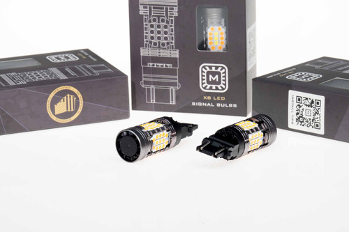 Morimoto 3156/3157: XB LED Bulbs (Amber / Set) | HTMC LED405