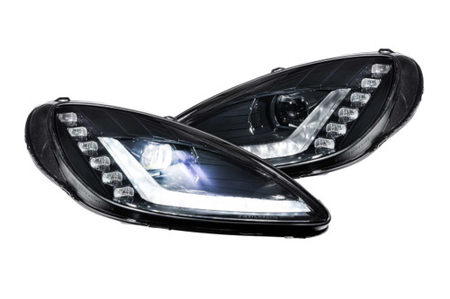 Morimoto XB LED Headlights: Corvette C6 (05-13) (C7 Style / Set) | HTMC LF460.2