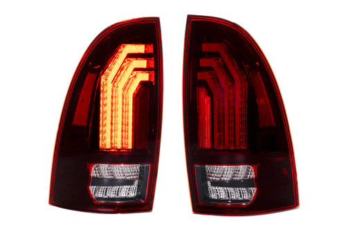 Morimoto XB LED Tail Lights: Toyota Tacoma (05-15 / Red Lens / Set) | HTMC LF726