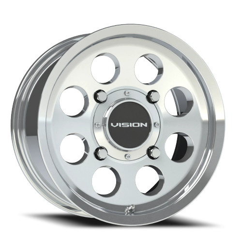 Vision 56 Midway Atv Wheels Rims 14x7 4x136 Polished 38mm | 56-147136P54