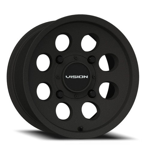 Vision 56 Midway Atv Wheels Rims 15x10 4x136 Satin Black -10mm | 56-151136SB5