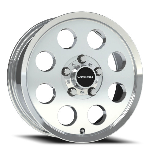 Vision 56 Midway Atv Wheels Rims 15x6 5x114.3 Polished 50mm | 56-156545P55