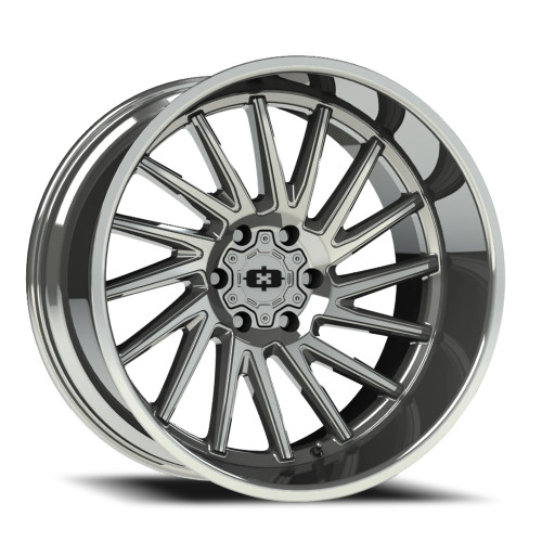 Vision Rapier 306 Wheels Rims 22x12 6x139.7 Chrome -51mm | 306-22283C-51