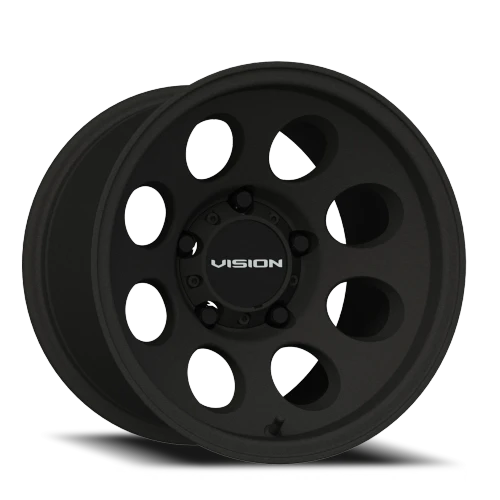 Vision 56 Midway Wheels Rims 20x12 5x139.7 Satin Black -44mm | 56-20285SB-44