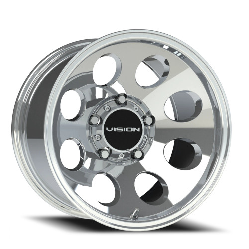Vision 56 Midway Wheels Rims 17x9 5x139.7 Polished -12mm | 56-7985P-12