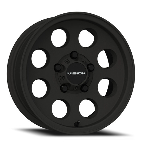 Vision 56 Midway Wheels Rims 15x6 5x127 Satin Black 0mm | 56VT5673SB0