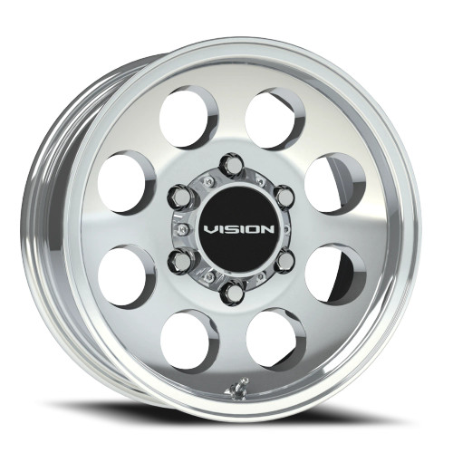 Vision 56 Midway Wheels Rims 15x6 6x139.7 Polished 0mm | 56VT5683P0