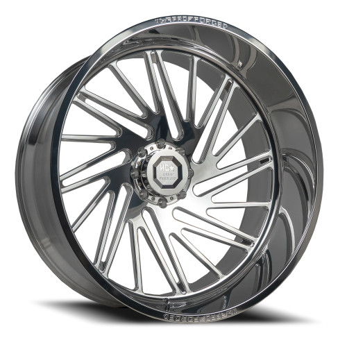 Luxxx Hd Forged Lhd Pro 9 Commando Wheels Rims 24x14 8x165.1 Polished -76mm | FORGEDHDP09-24148165-76J-G-R