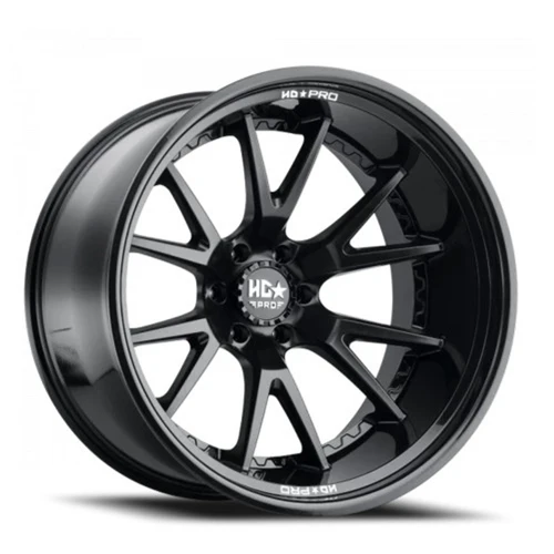 Luxxx Hd Forged Lhd Pro 1 Hornet Wheels Rims 20x9 6x139.7 Matte Black W/ Gloss Black Lip -2mm | LHDPRO120961397-2G-A5