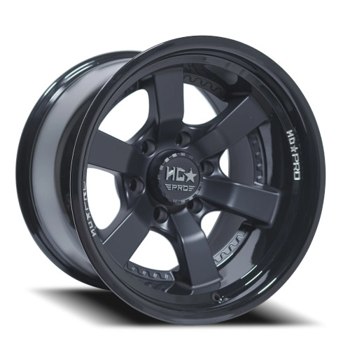 Luxxx Hd Forged Lhd Pro 7 Sentry Wheels Rims 17x9 6x135 Matte Black W/ Gloss Black Lip 0mm | LHDPRO71796135-0E-A5
