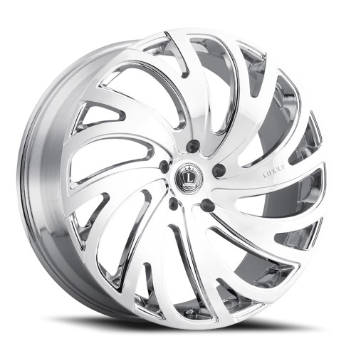 Luxxx Alloys Lux 23 Wheels Rims 22x9.5 6x139.7 Chrome 30mm | LUX23229561397+30D-C