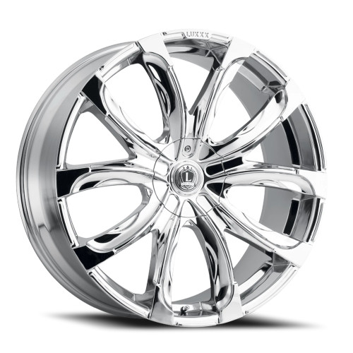 Luxxx Alloys Lux 24V Wheels Rims 20x8.5 5x112 5x114.3 Chrome 35mm | LUX24V20855112114+35B-C