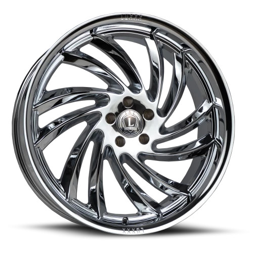 Luxxx Alloys Lux 26 Wheels Rims 22x9 6x139.7 Chrome 31mm | LUX2622961397+31D-C