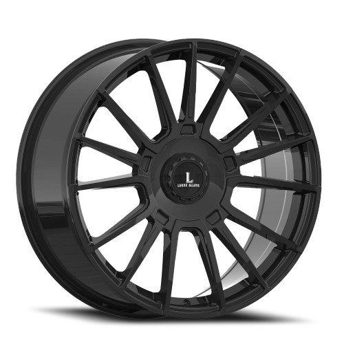 Luxxx Alloys Lux 58 Wheels Rims 20x8.5 5x114.3 5x120 Gloss Black 35mm | LUX58208551143120+35B-A