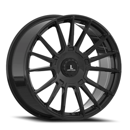 Luxxx Alloys Lux 58 Wheels Rims 20x8.5 6x114.3 6x120 Gloss Black 30mm | LUX58208561143120+30B-A