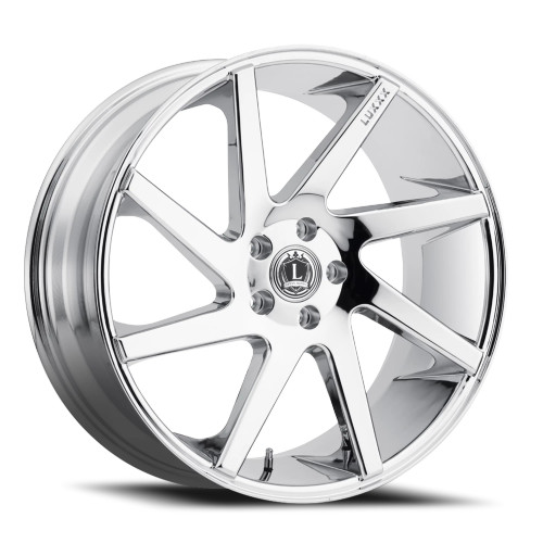 Luxxx Alloys Lux 8 Wheels Rims 20x8.5 5x112 Chrome 38mm | LUX820855112+38B-C