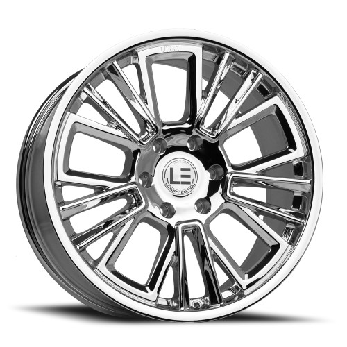 Lux Le 3 Wheels Rims 22x9 6x139.7 Chrome 25mm | LUXLE322961397+25D-C