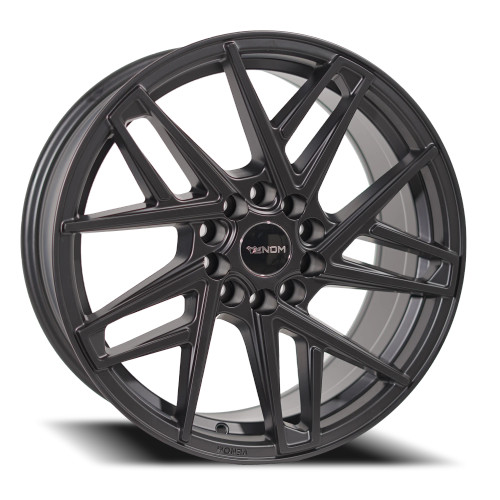 Venom 48 Wheels Rims 18x8.5 5x112 5x114.3 Satin Black 35mm | VEN48188551121143+35B-B
