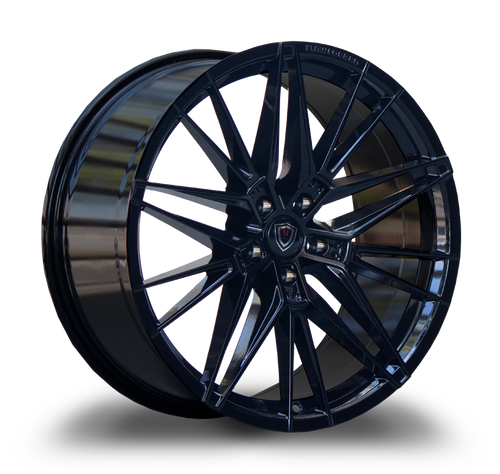 Marquee M1005 Wheels Rims 20x9.5 5x112 Gloss Black 45mm | 10052095511245GB