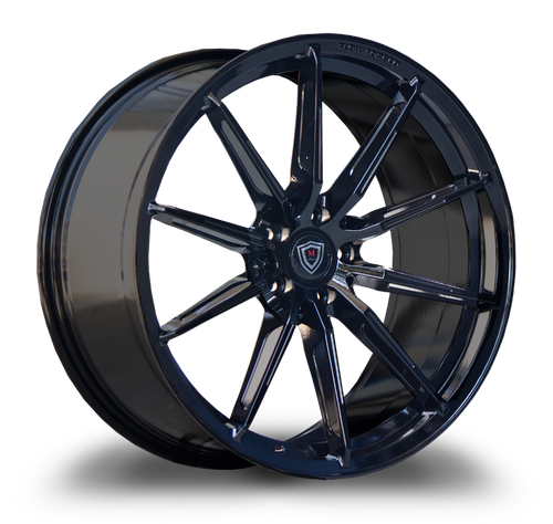 Marquee M1008 Wheels Rims 20x8.5 5x108 Gloss Black 35mm | 10082085510835GB
