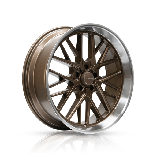 Corsart R504 Kingpin 5 Wheels Rims 22x10.5 5x127 Matte Bronze W/ Diamond Cut Lip 0mm | R504220573575