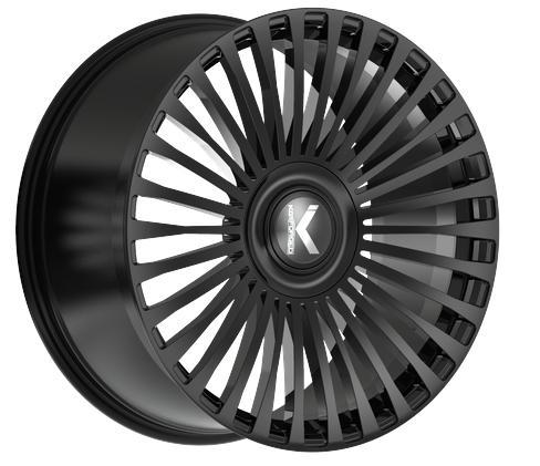 Kg1 Vegas Wheels Rims 24x10 5x115 Gloss Black 20mm | KL0512410552071GB