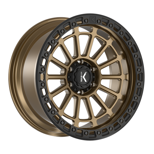 Kg1 Lifter Wheels Rims 20x9.5 6x135 Bronze W/ Black Ring -12mm | KO620F209565012ZB