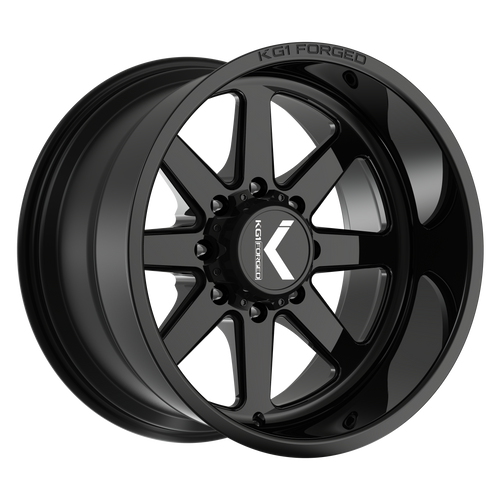 Kg1 Okto Wheels Rims 20x12 5x127 Gloss Black -44mm | KT057201257GB