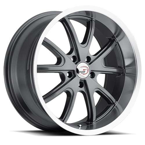 Vision Torque Vi143 Charcoal Wheels Rims 18x9.5 5x115 Gray 12mm | EC 143-8990GMML12