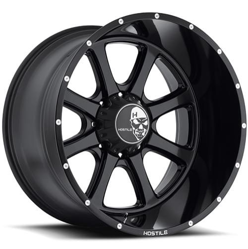 Hostile Exile H105 Wheels Rims 24x14 8x165.1  -76mm | EC H105-2414816545BB